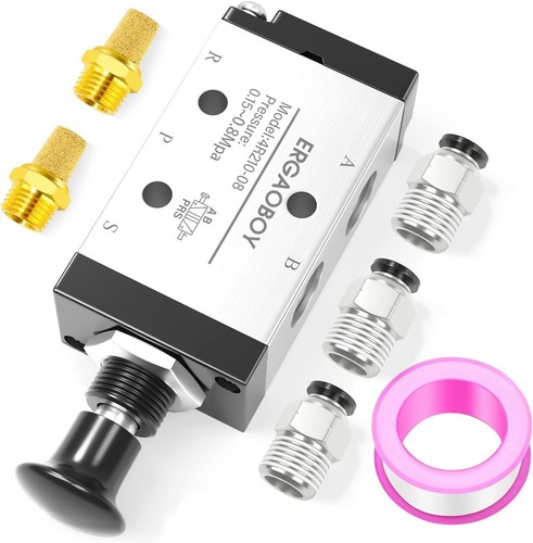 Pneumatikventil aluminium - pneumatikventil, 1/4"